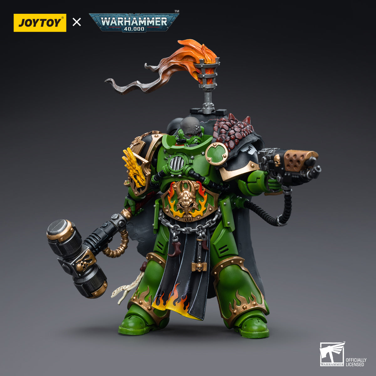 JOYTOY Warhammer 40,000 - Salamanders Captain Adrax Agatone