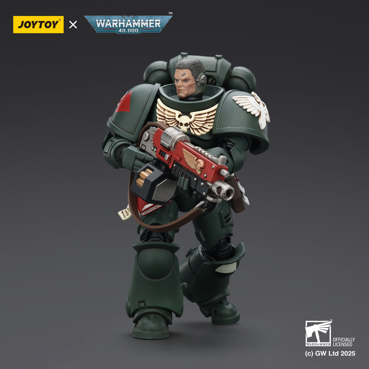 JOYTOY Warhammer 40,000 - Dark Angels Intercessors Brother Asharr