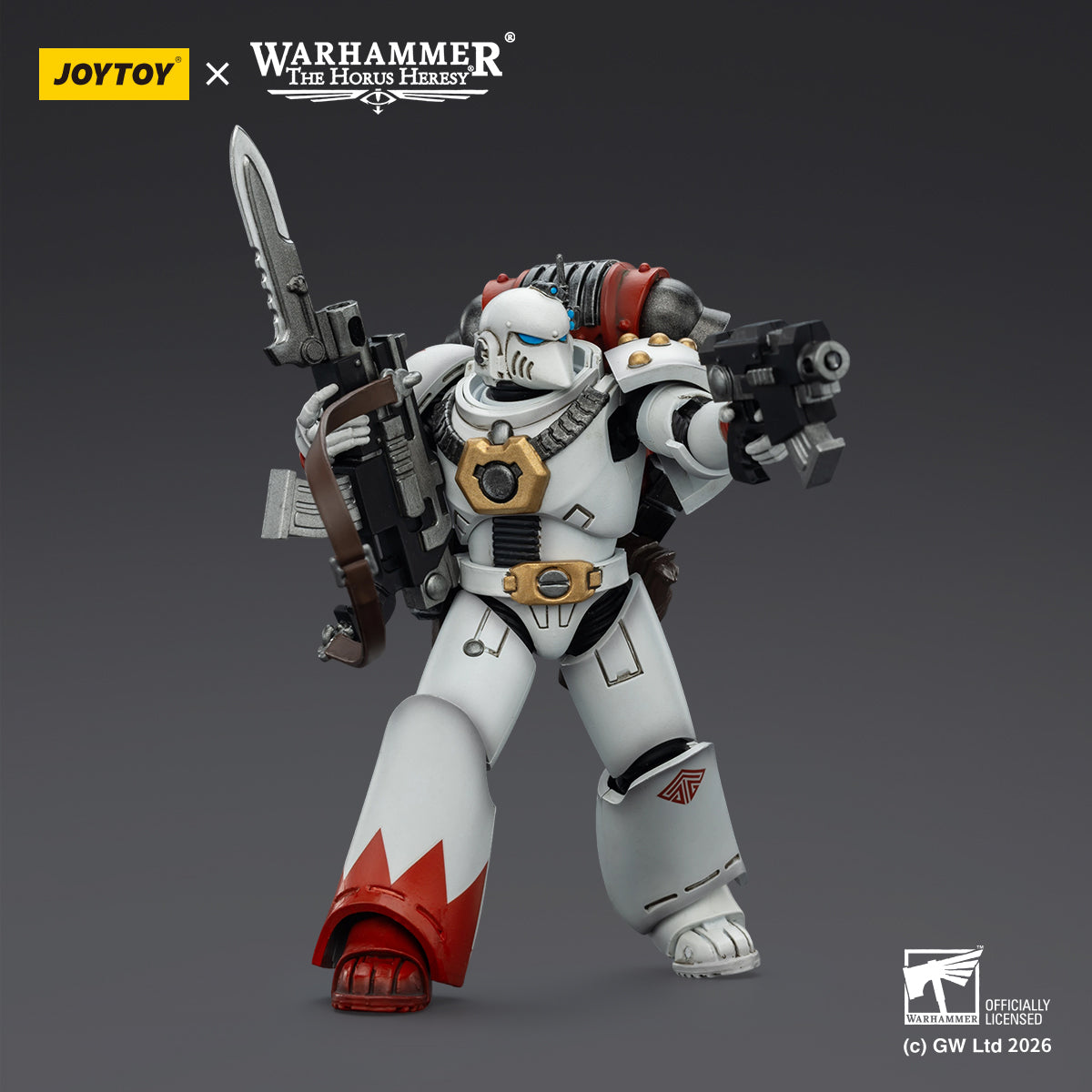 JOYTOY Warhammer The Horus Heresy - White Scars MKVI Tactical Legionary