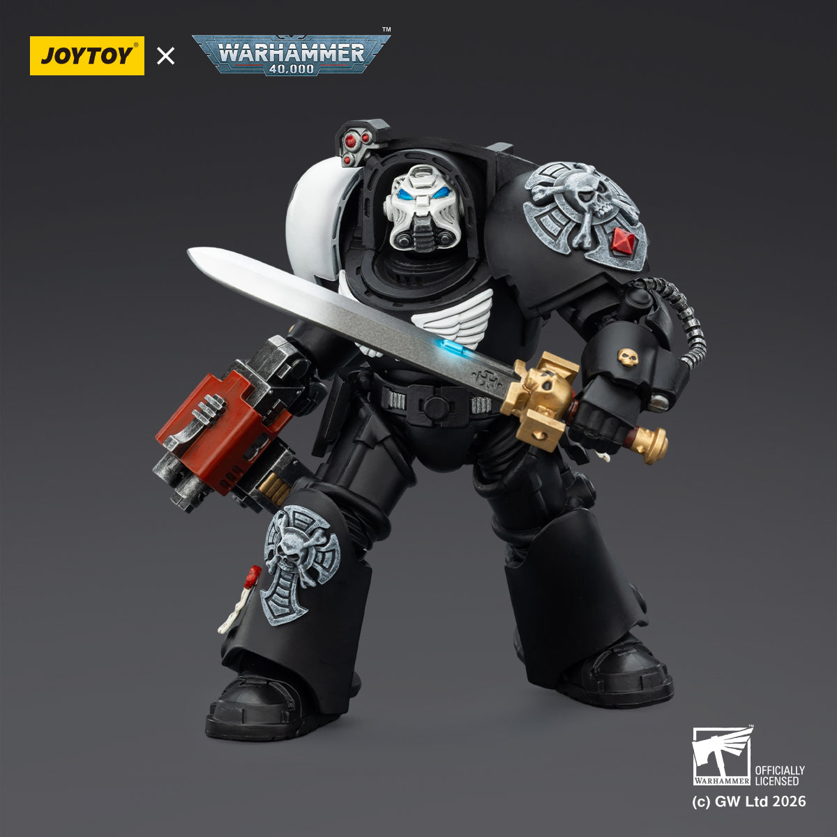 JOYTOY Warhammer 40,000 - Raven Guard Terminator Squad (3-Man Unit)