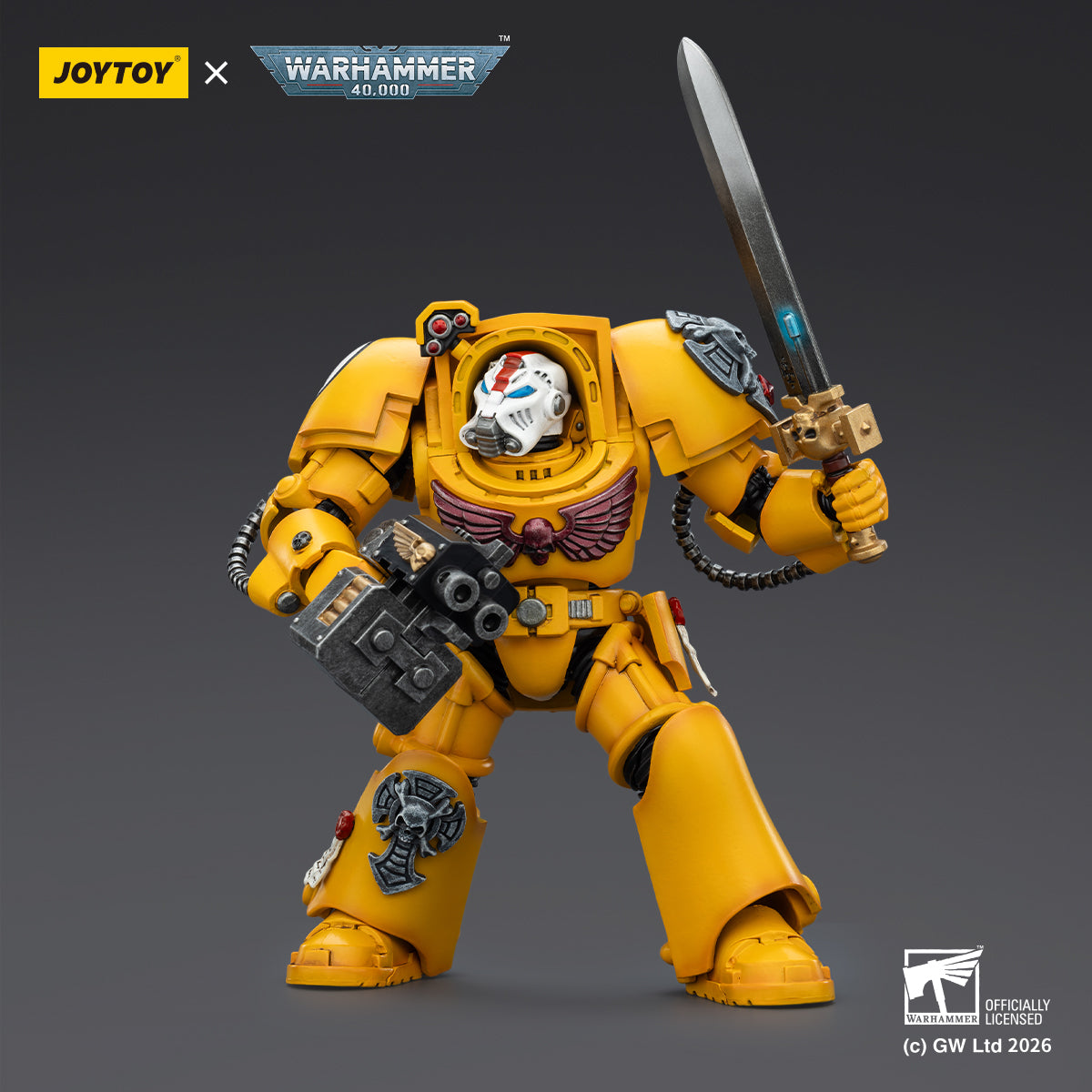 JOYTOY Warhammer 40,000 - Imperial Fists Terminator Squad (3-Man Unit)