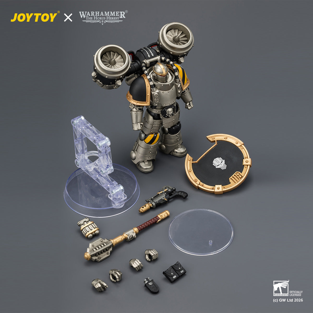JOYTOY Warhammer The Horus Heresy - Iron Warriors MkII Assault Squad Set (3 Figures)