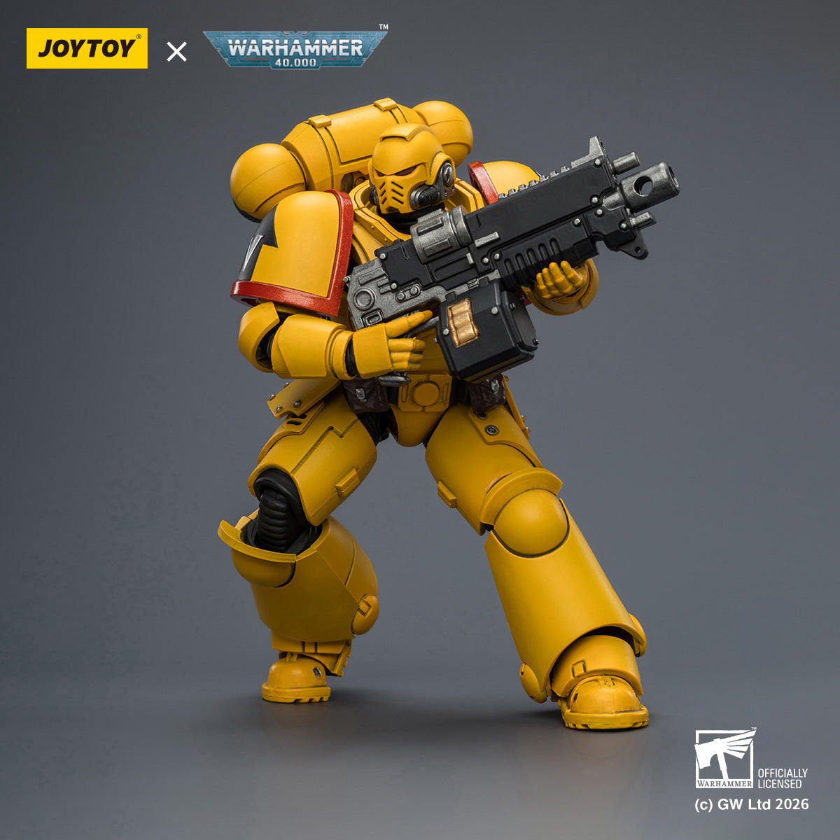 JOYTOY Warhammer 40,000 - Intercessor with Bolt Rifle, Bolt Pistol and Chainsword