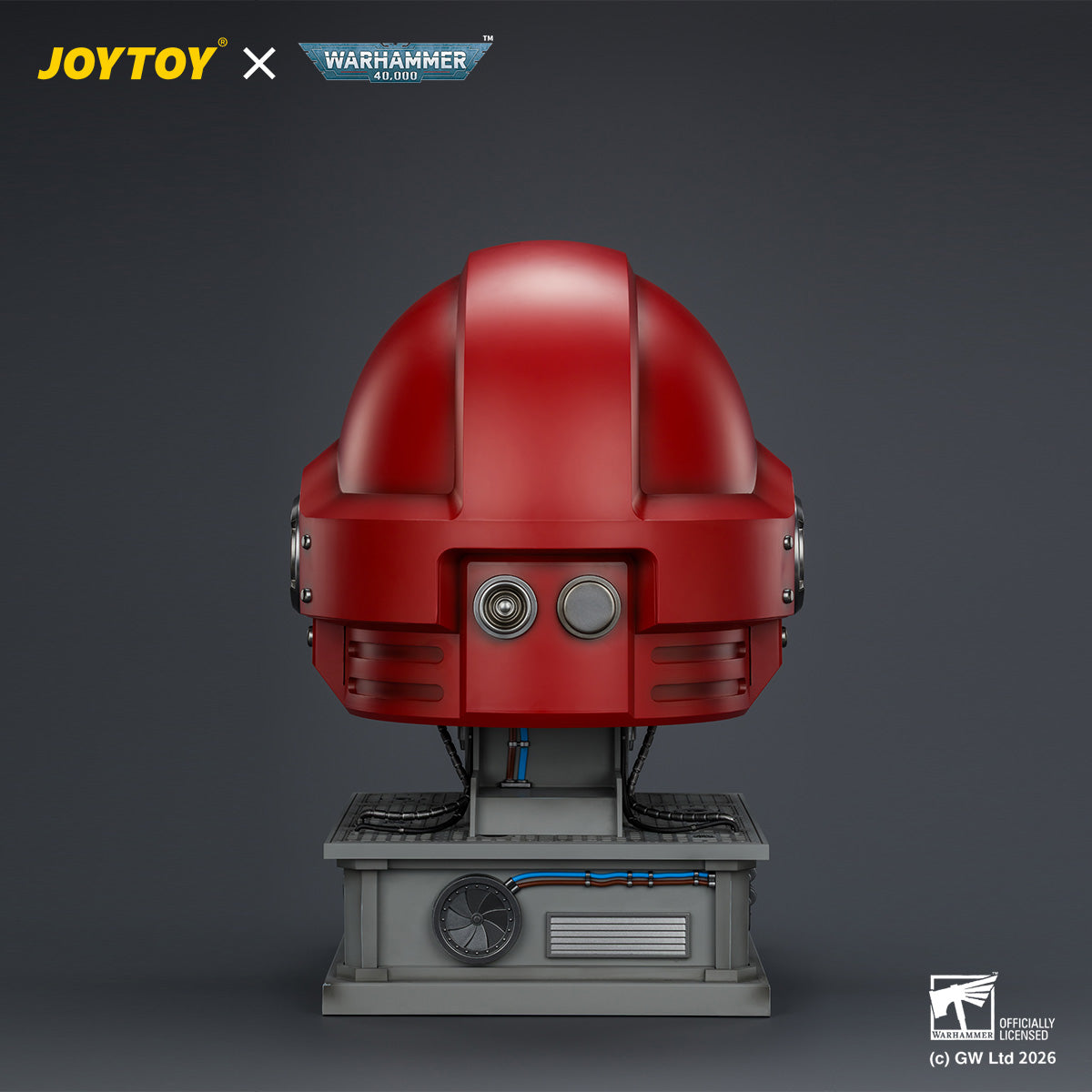 JOYTOY Warhammer 40,000:Blood Angels MkX Helmet & Display Stand