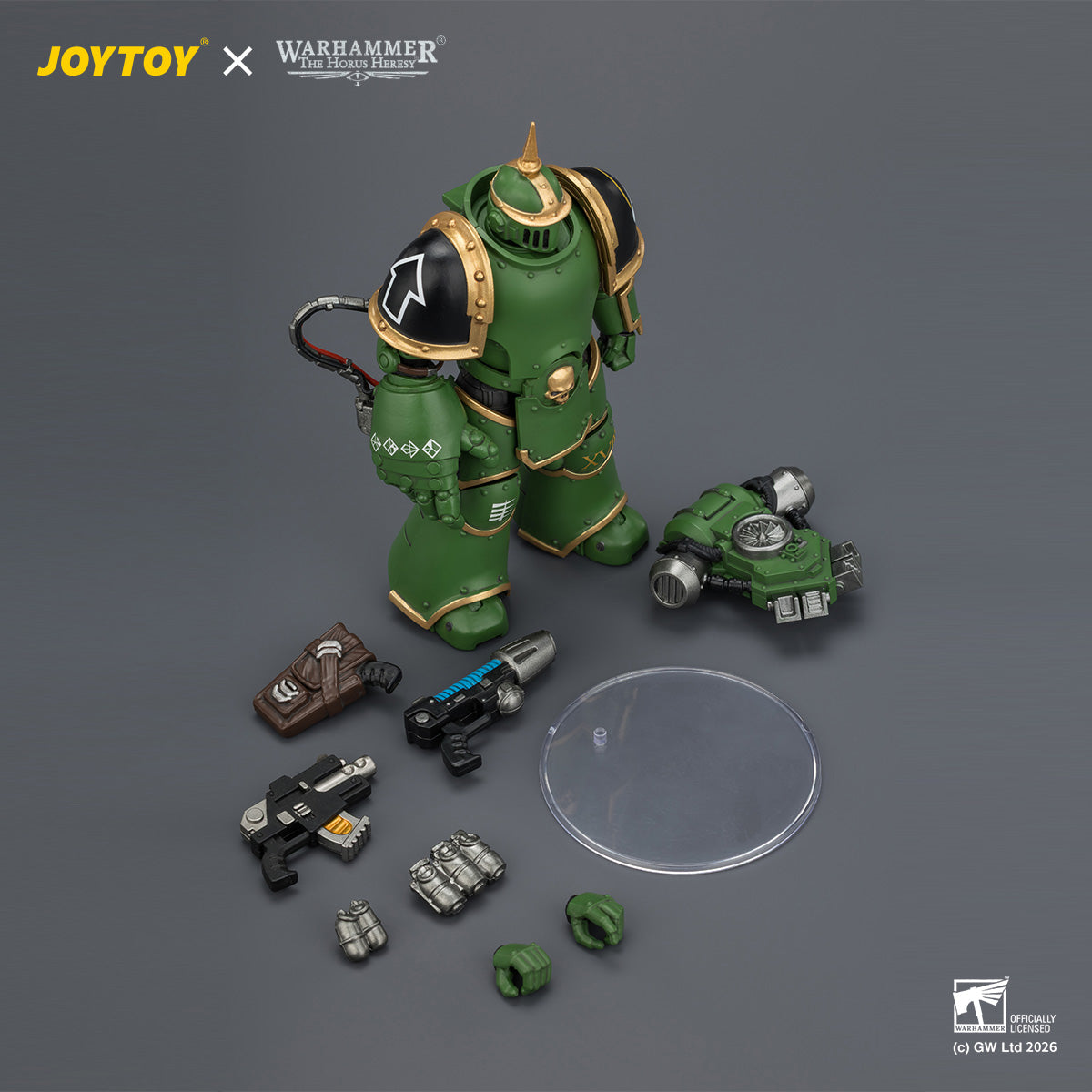 JOYTOY Warhammer The Horus Heresy -Salamanders MK III Tactical Legionary with Plasma Pistol and Bolt Pistol