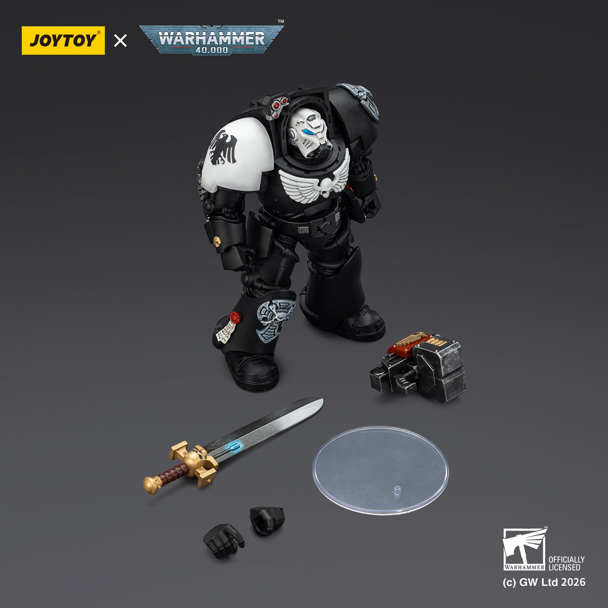 JOYTOY Warhammer 40,000 - Raven Guard Terminator Squad (3-Man Unit)