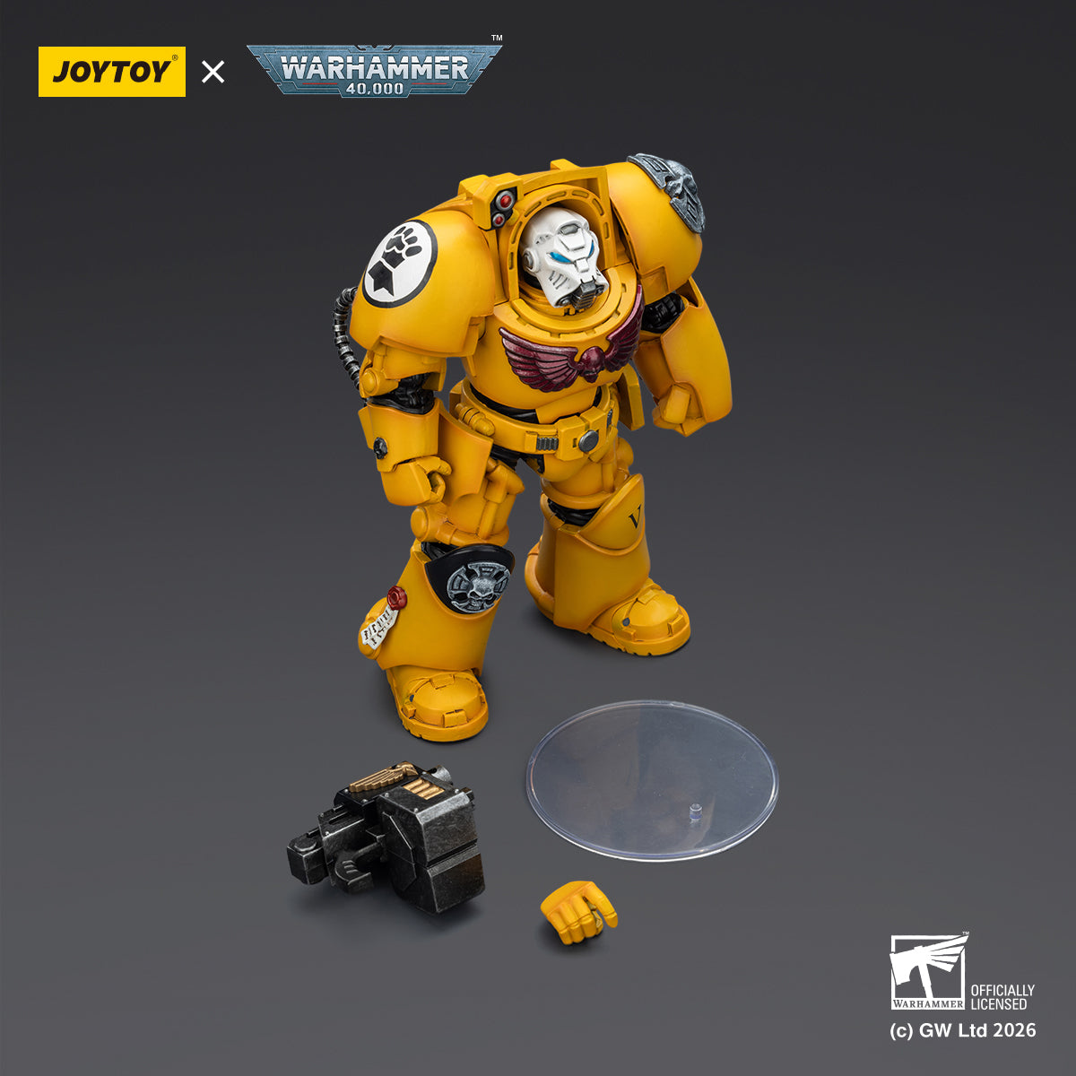 JOYTOY Warhammer 40,000 - Imperial Fists Terminator Squad (3-Man Unit)