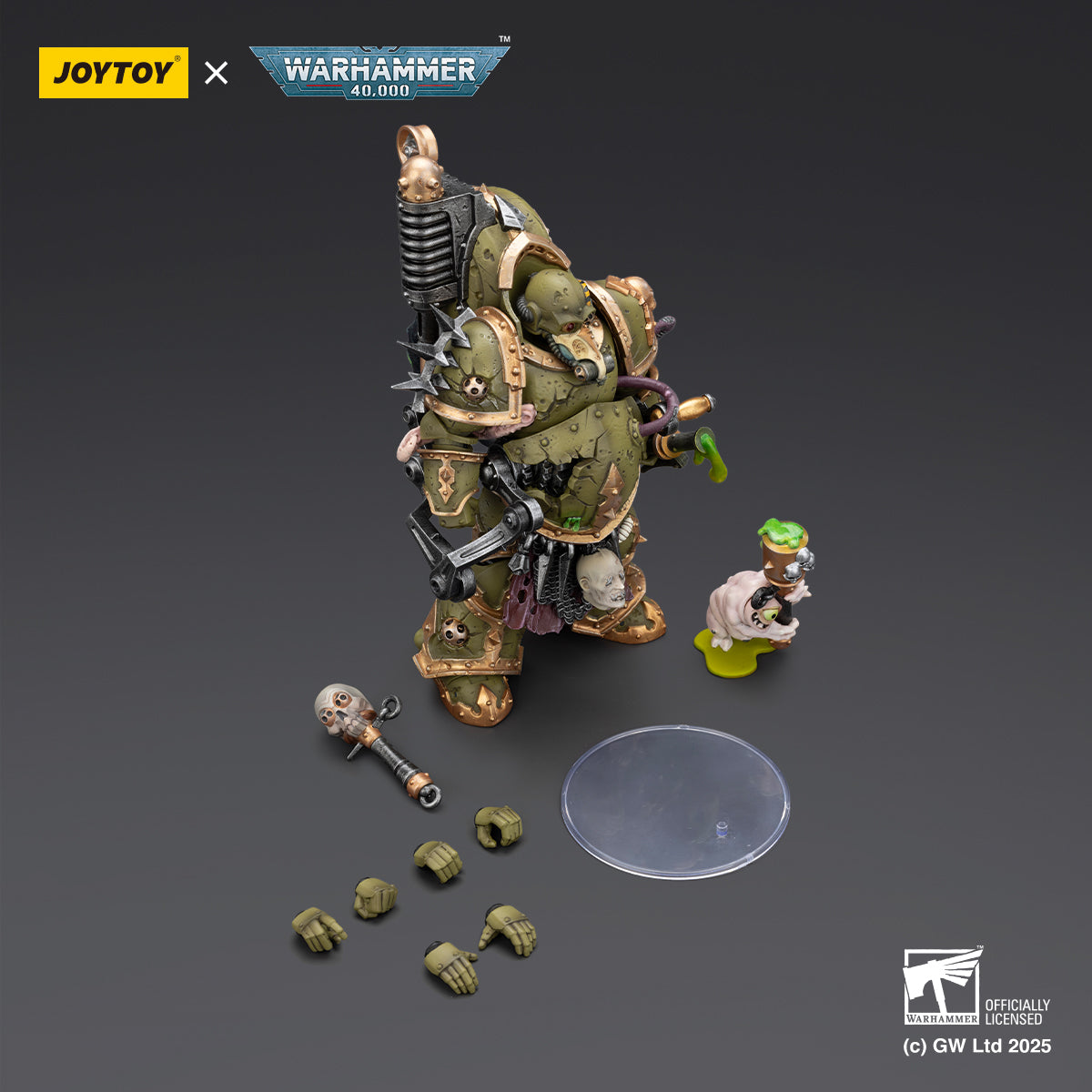 JOYTOY Warhammer 40,000 - Death Guard Foul Blightspawn with Plague Sprayer