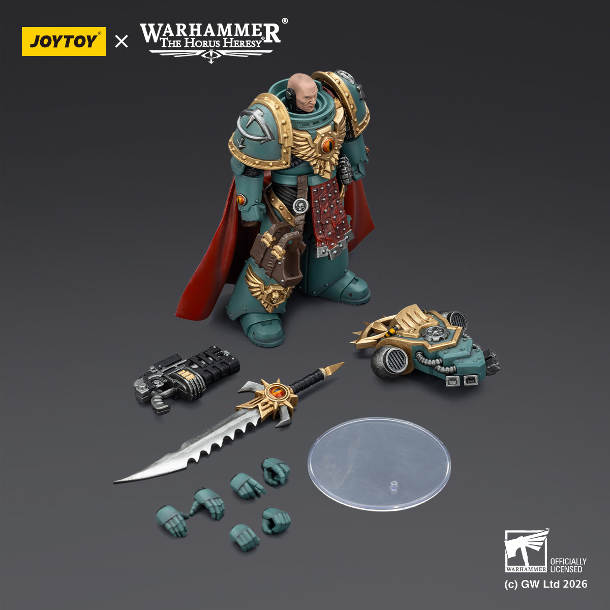 JOYTOY Warhammer The Horus Heresy - Sons of Horus Tybalt Marr Captain of the 18th Company
