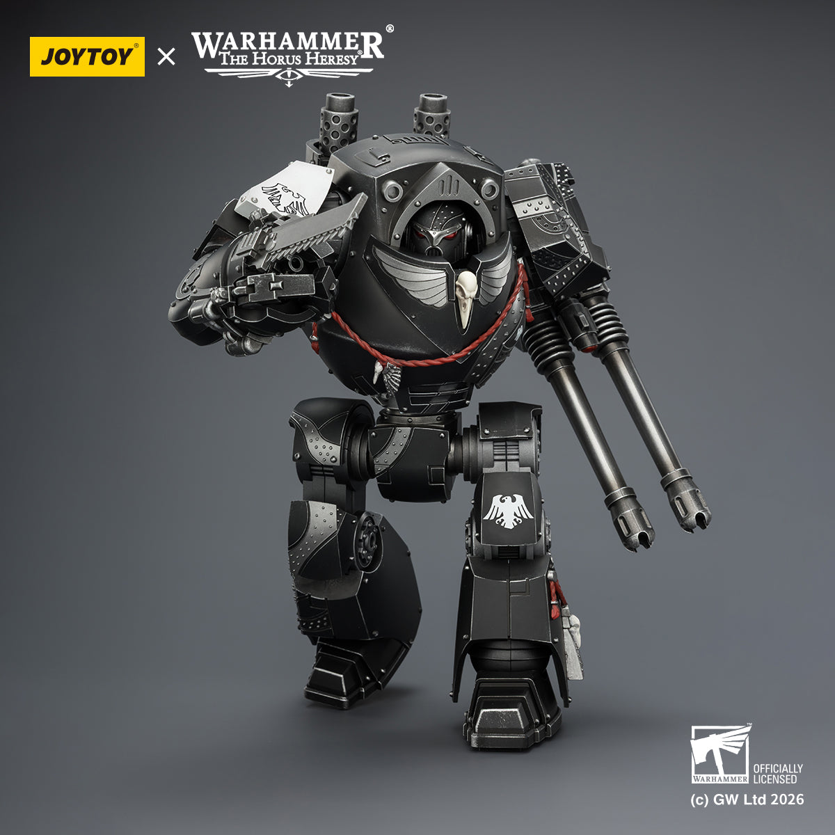 JOYTOY Warhammer The Horus Heresy - Raven Guard  Contemptor Dreadnought with Gravis autocannon and Chainfist