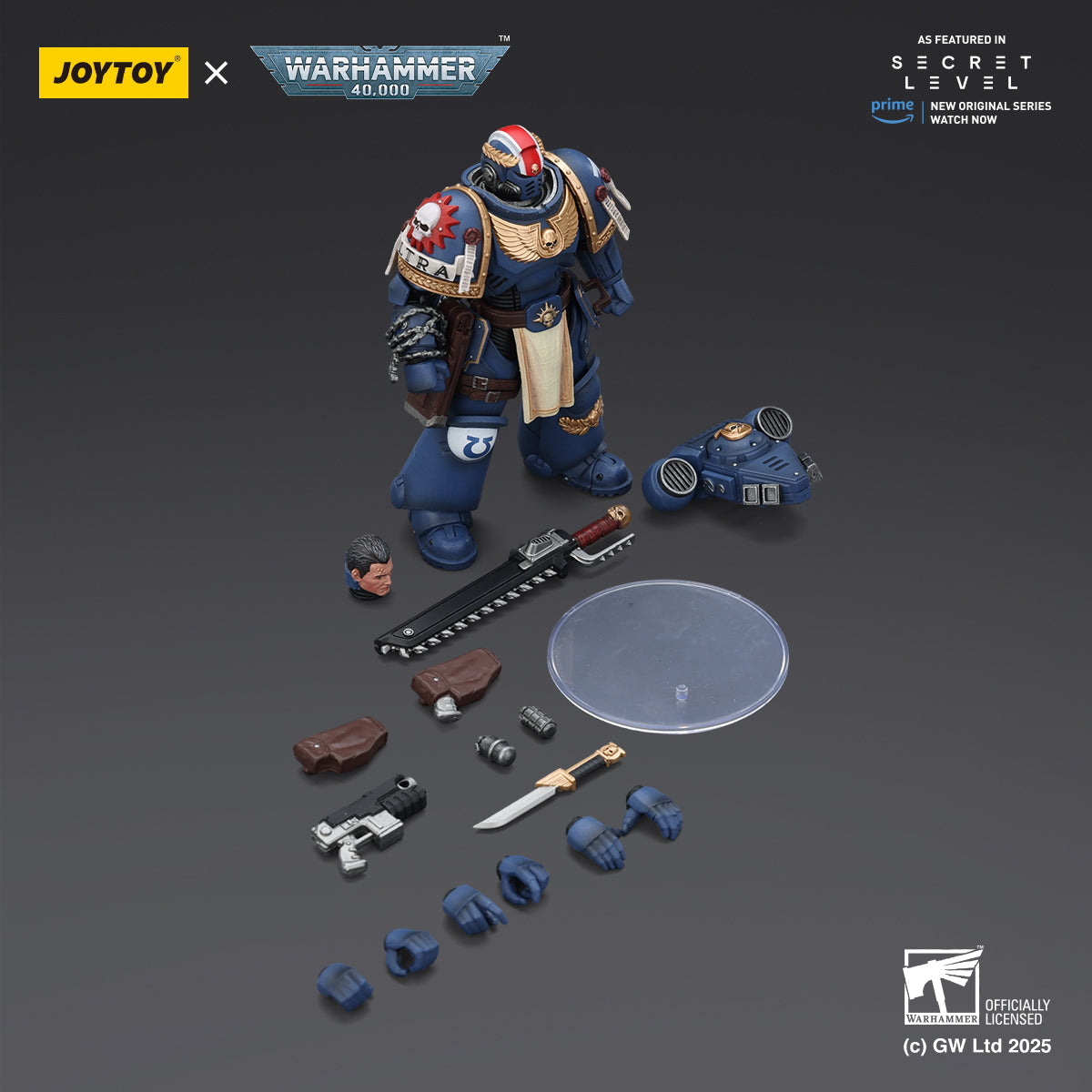 JOYTOY Warhammer 40,000 - Ultramarines Secret Lair Titus Squad Full 4-Piece Set