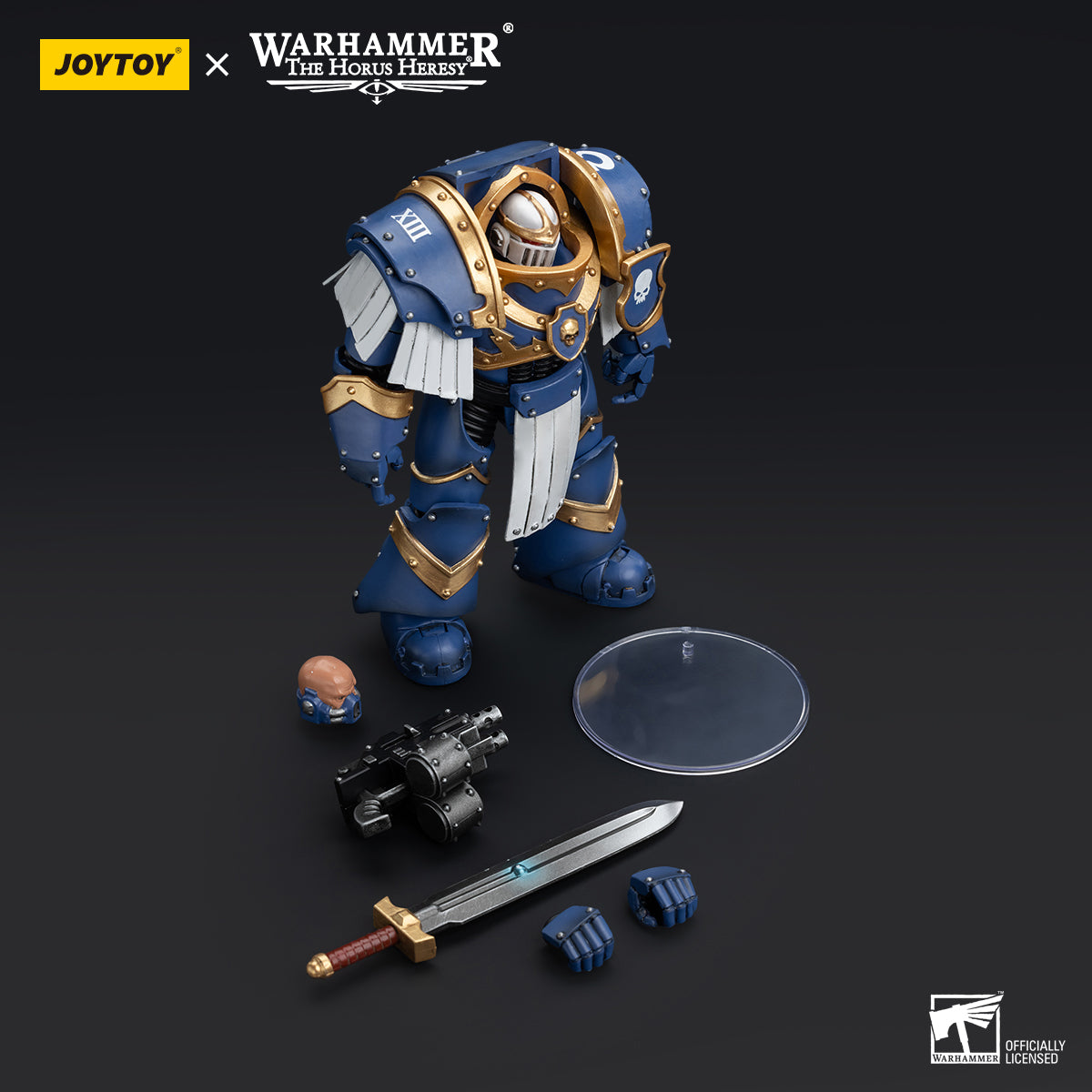 JOYTOY Warhammer The Horus Heresy - Ultramarines Cataphractii Terminator Squad Sergeant with Power Sword