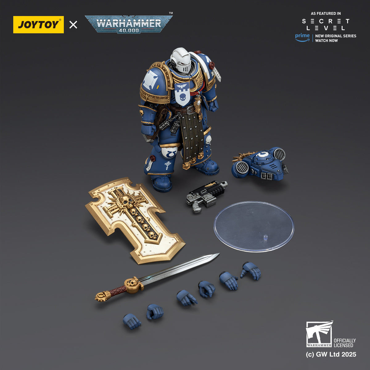 JOYTOY Warhammer 40,000 - Ultramarines Secret Lair Titus Squad Full 4-Piece Set