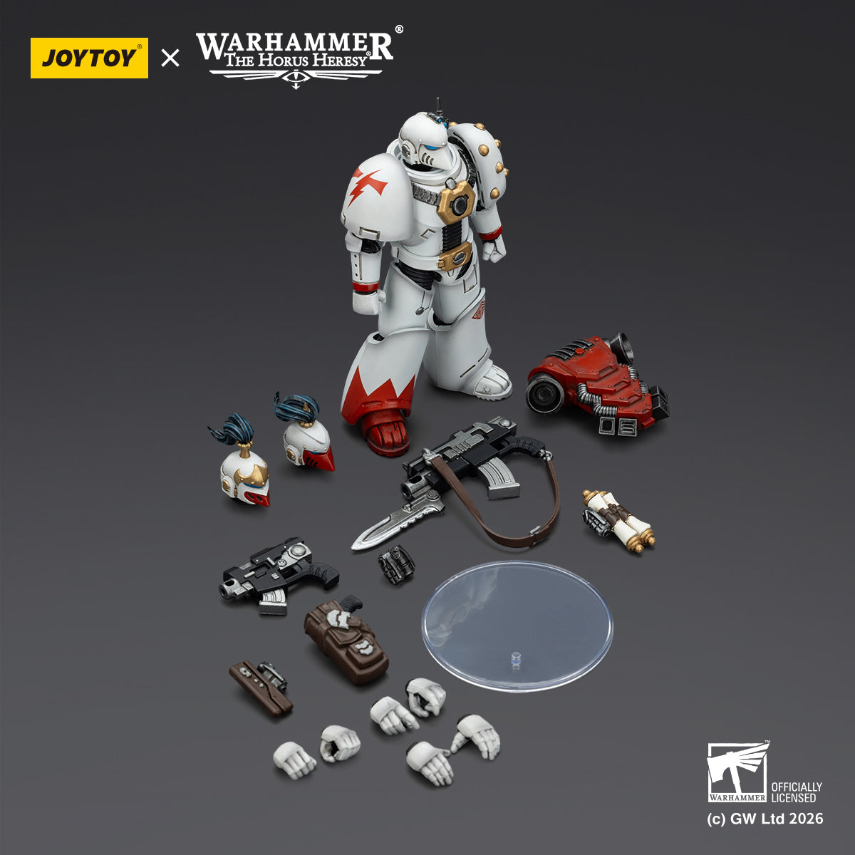 JOYTOY Warhammer The Horus Heresy - White Scars MKVI Tactical Legionary