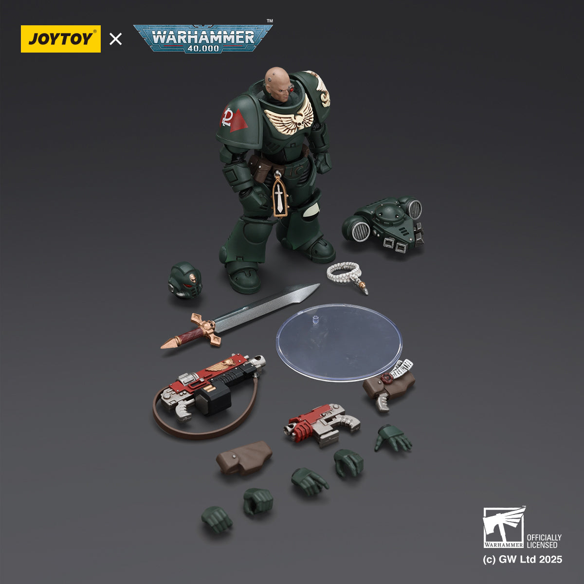 JOYTOY Warhammer 40,000 - Dark Angels  Intercessors Brother Nadael