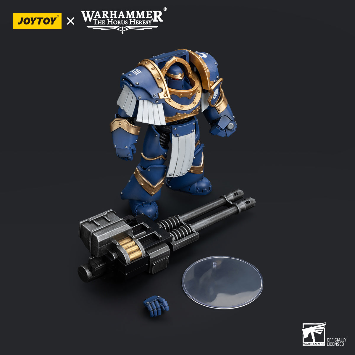 JOYTOY Warhammer The Horus Heresy - Ultramarines Cataphractii Terminator Squad Terminator with Reaper Autocannon
