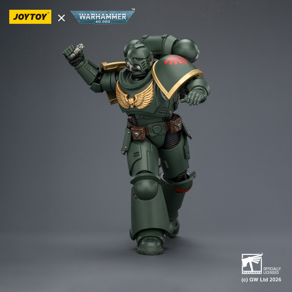 JOYTOY Warhammer 40,000 - Intercessor with Bolt Rifle, Bolt Pistol and Chainsword