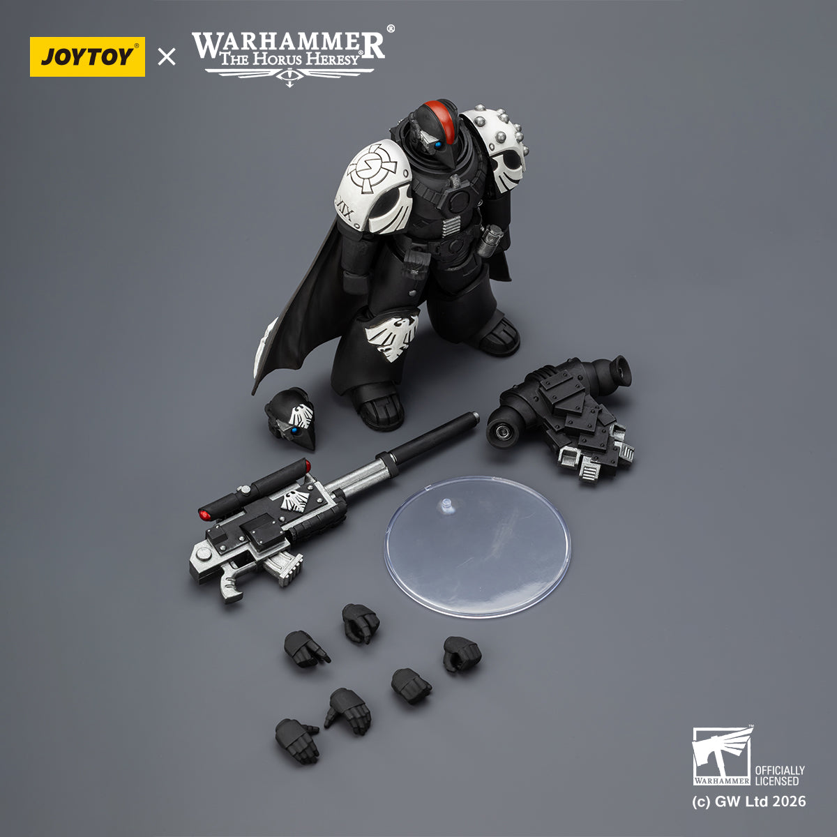 JOYTOY Warhammer The Horus Heresy - Raven Guard Mor Deythan Shade with Nemesis bolt rifle