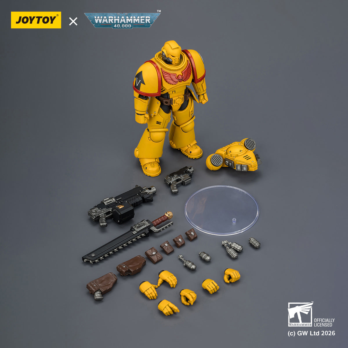 JOYTOY Warhammer 40,000 - Intercessor with Bolt Rifle, Bolt Pistol and Chainsword