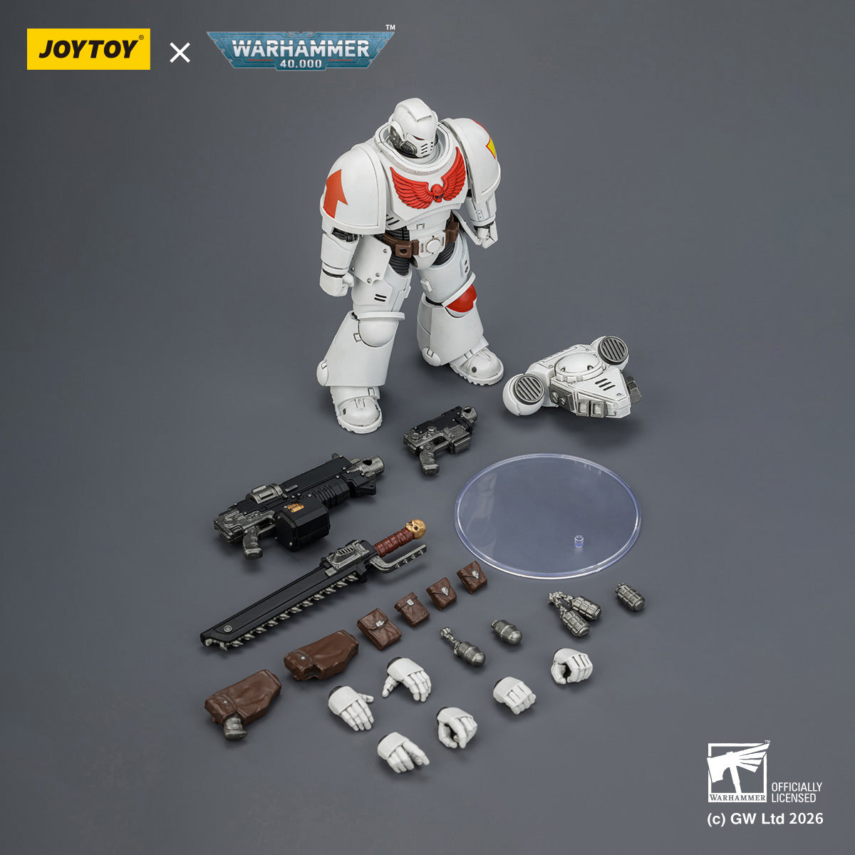 JOYTOY Warhammer 40,000 - Intercessor with Bolt Rifle, Bolt Pistol and Chainsword