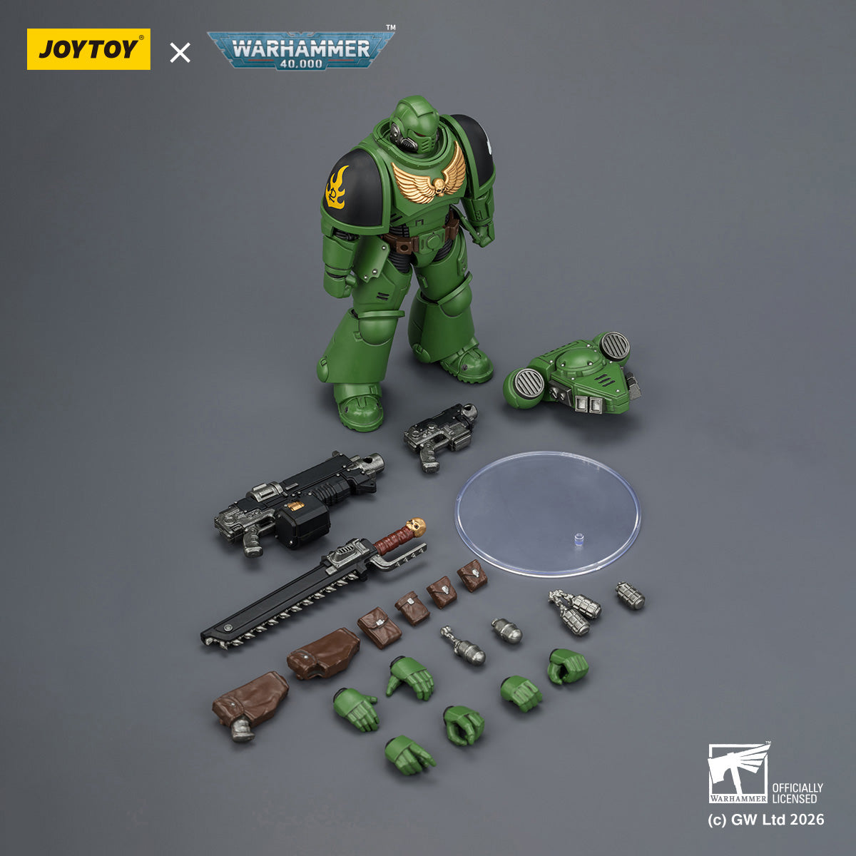 JOYTOY Warhammer 40,000 - Intercessor with Bolt Rifle, Bolt Pistol and Chainsword