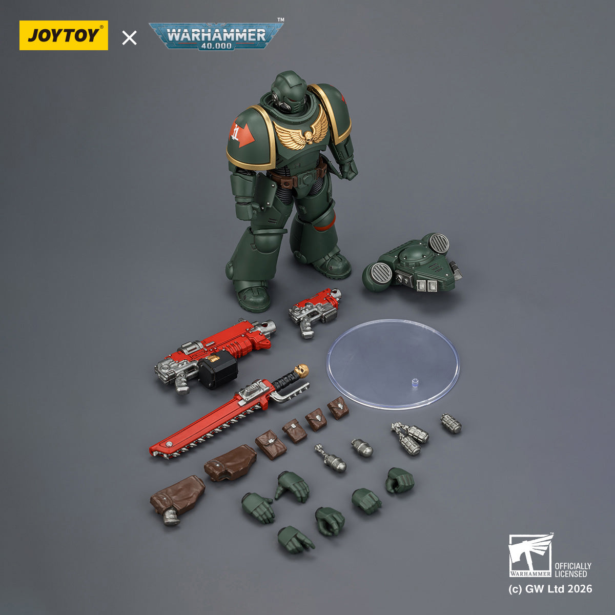 JOYTOY Warhammer 40,000 - Intercessor with Bolt Rifle, Bolt Pistol and Chainsword