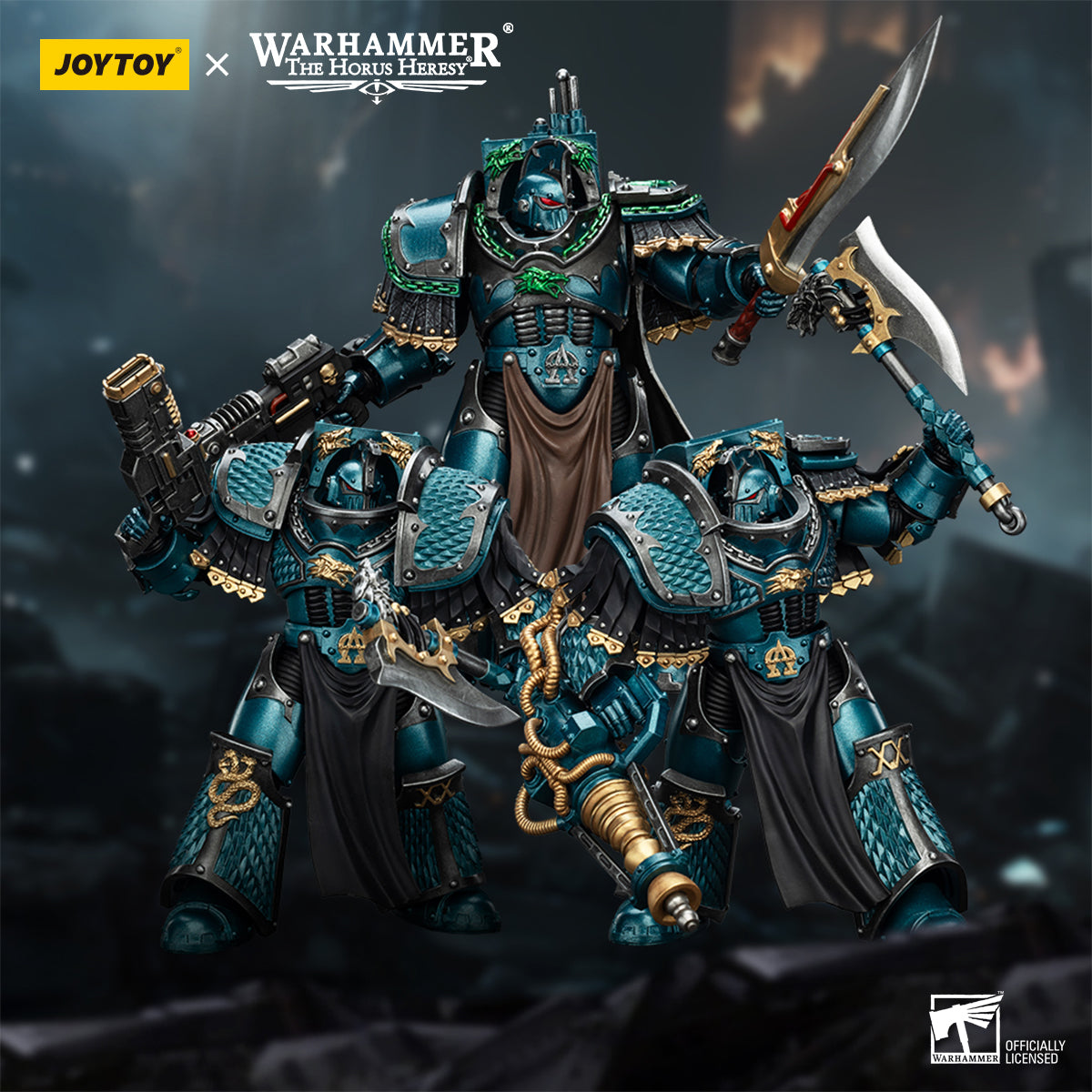 JOYTOY Warhammer The Horus Heresy - Alpha Legion Lernaean Terminator Squad