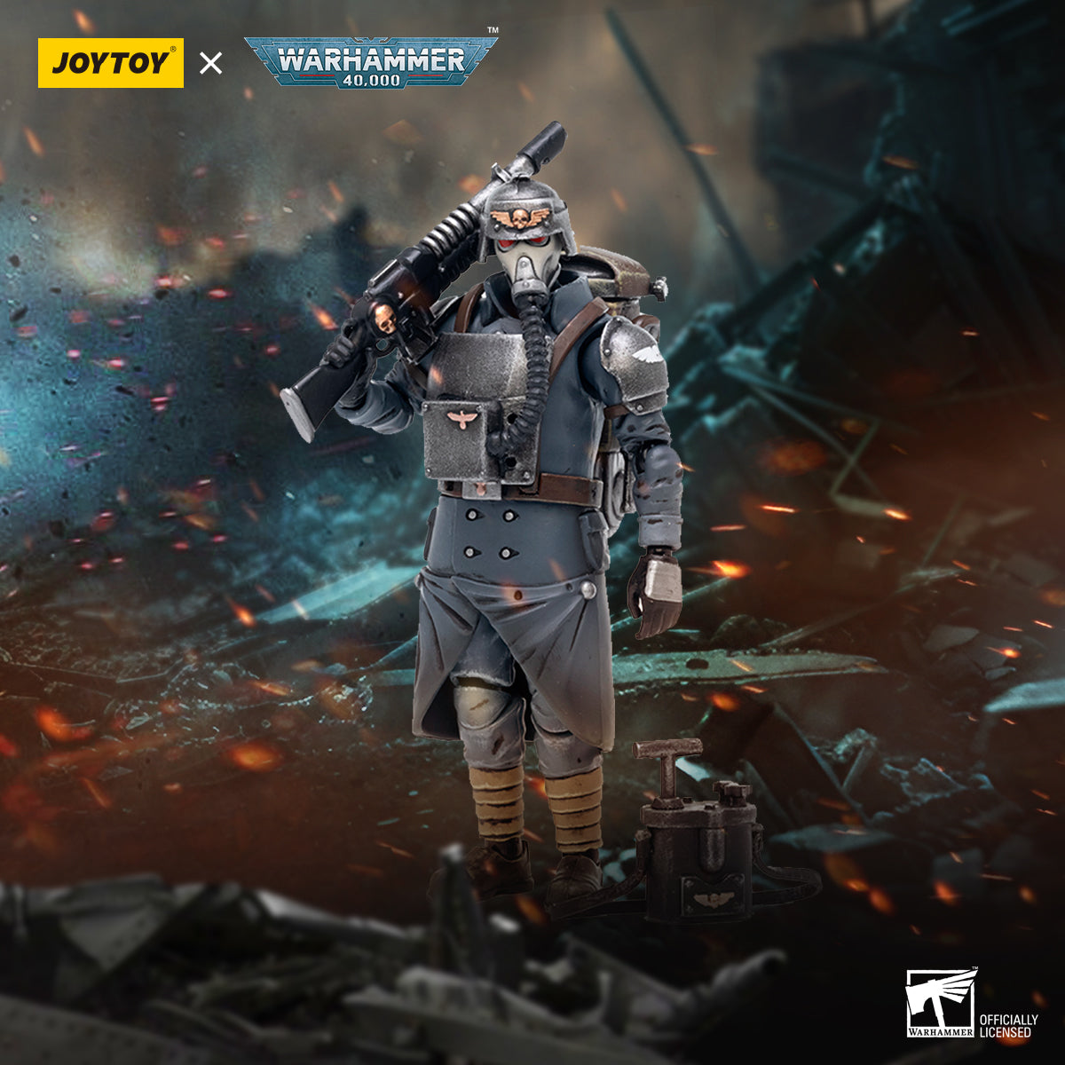 JOYTOY Warhammer 40,000 - Astra Militarum Death Korps of Krieg Veteran Squad
