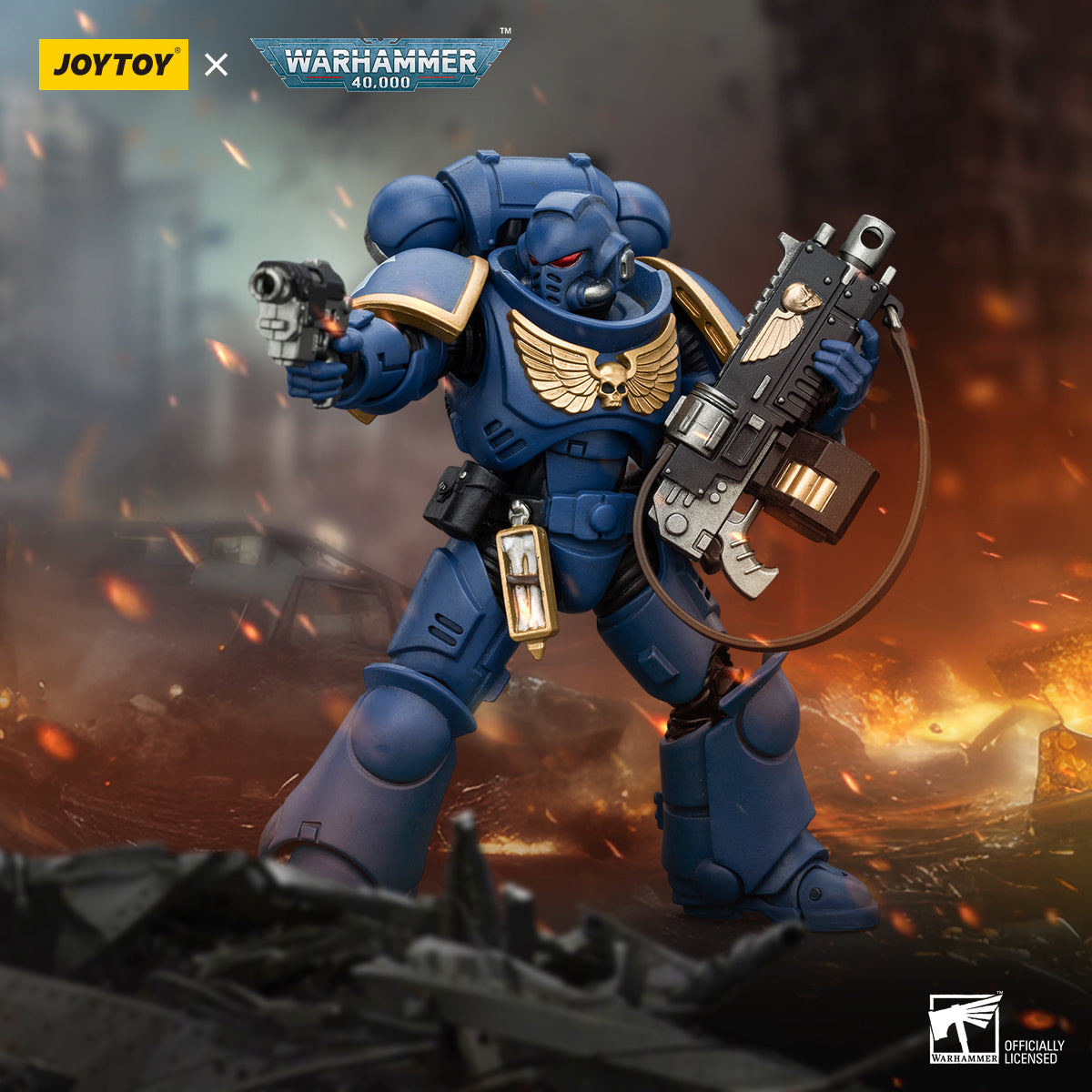 JOYTOY Warhammer 40,000 - Ultramarines Intercessors