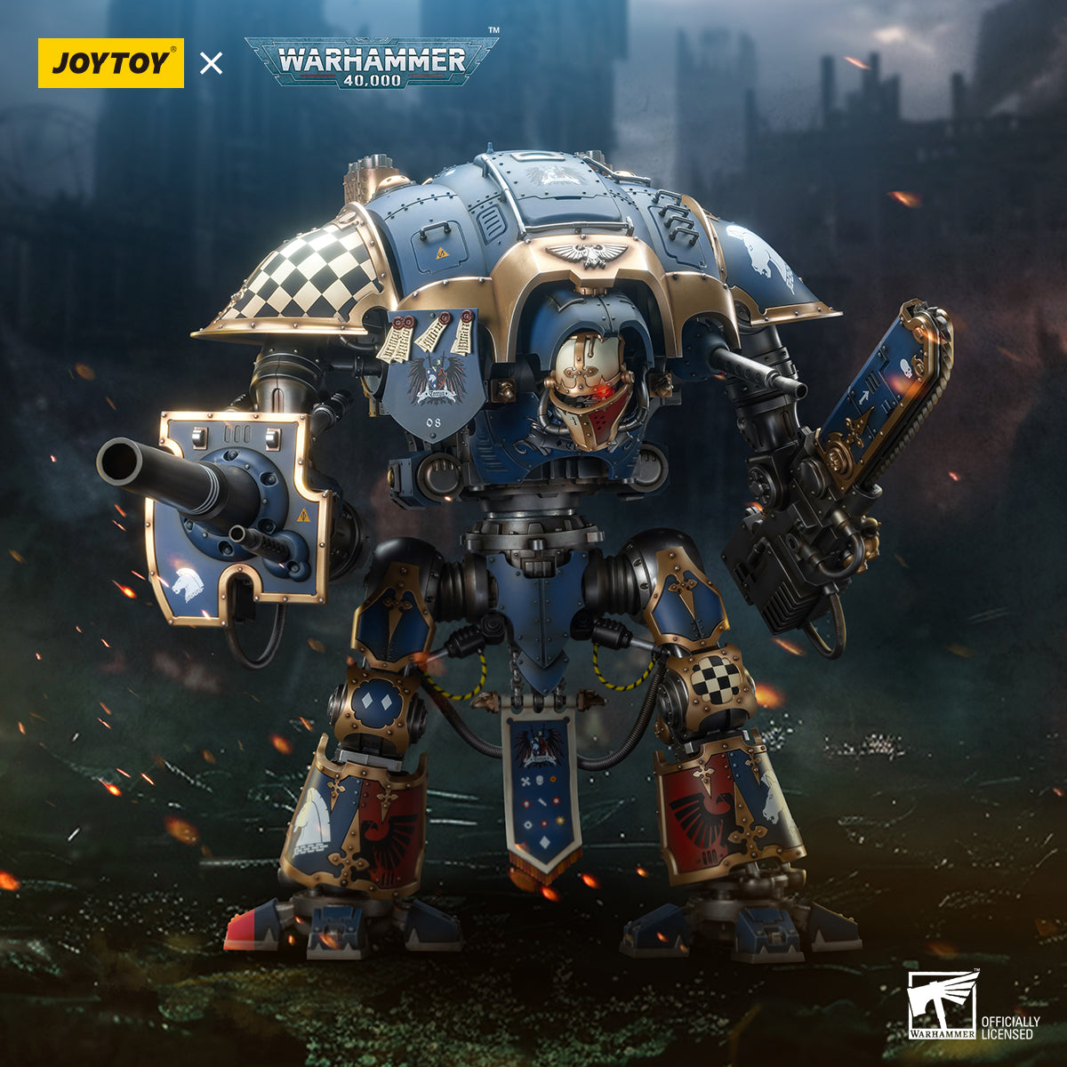 JOYTOY Warhammer 40,000 - Imperial Knights House Terryn Knight Paladin