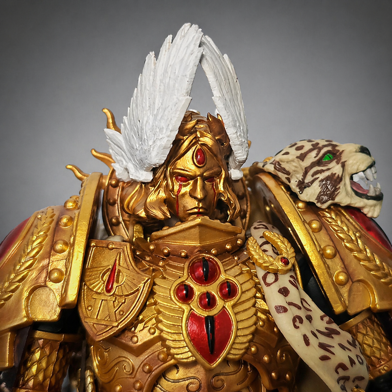 Blood Angels Sanguinius Winged Head Sculpt – Upgrade Part