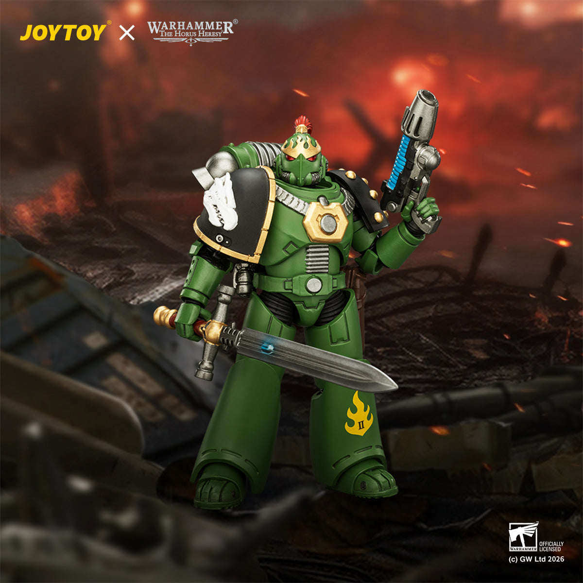 JOYTOY Warhammer The Horus Heresy -Salamanders MKVI Tactical Legionary