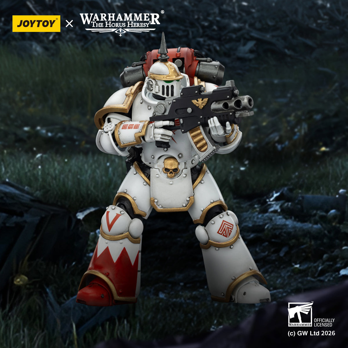 JOYTOY Warhammer The Horus Heresy - White Scars MKIII Tactical Legionary