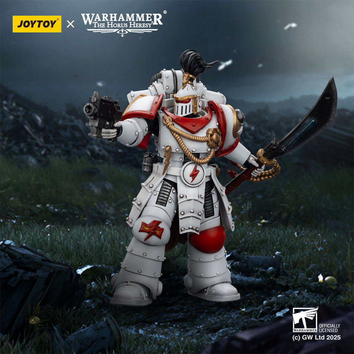 JOYTOY Warhammer The Horus Heresy - White Scars Terminator squad