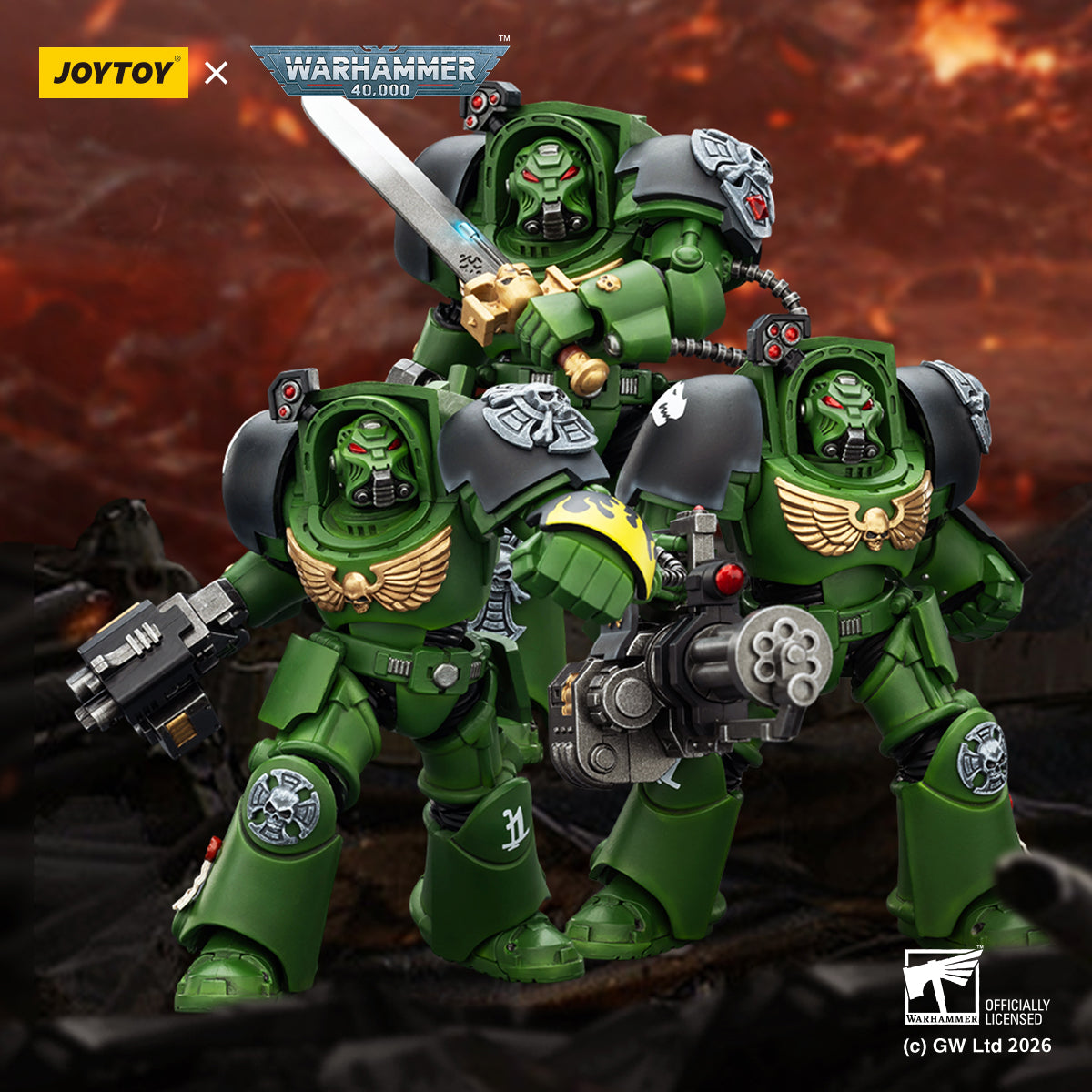 Salamanders JOYTOY Warhammer 40K Figures & Custom Repaints