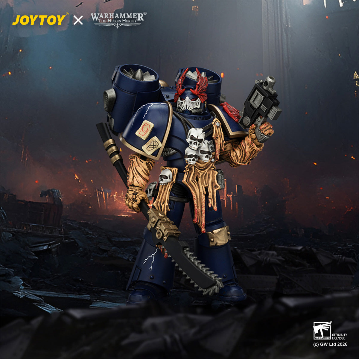 JOYTOY Warhammer The Horus Heresy -Night Lords Night Raptor Huntmaster