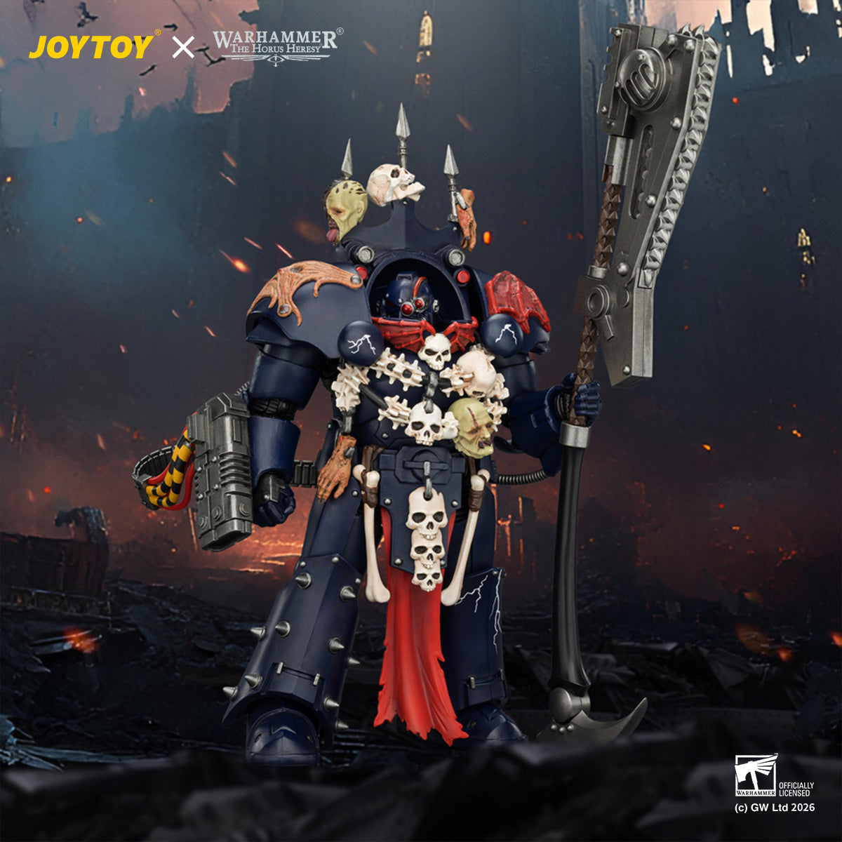 Night Lords Legion Praetor in Tartaros Terminator Armour