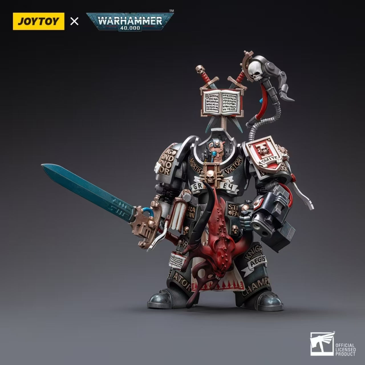 JOYTOY Warhammer 40,000 - Grey Knights Terminator Squad – Reissue (4 Figures Set)