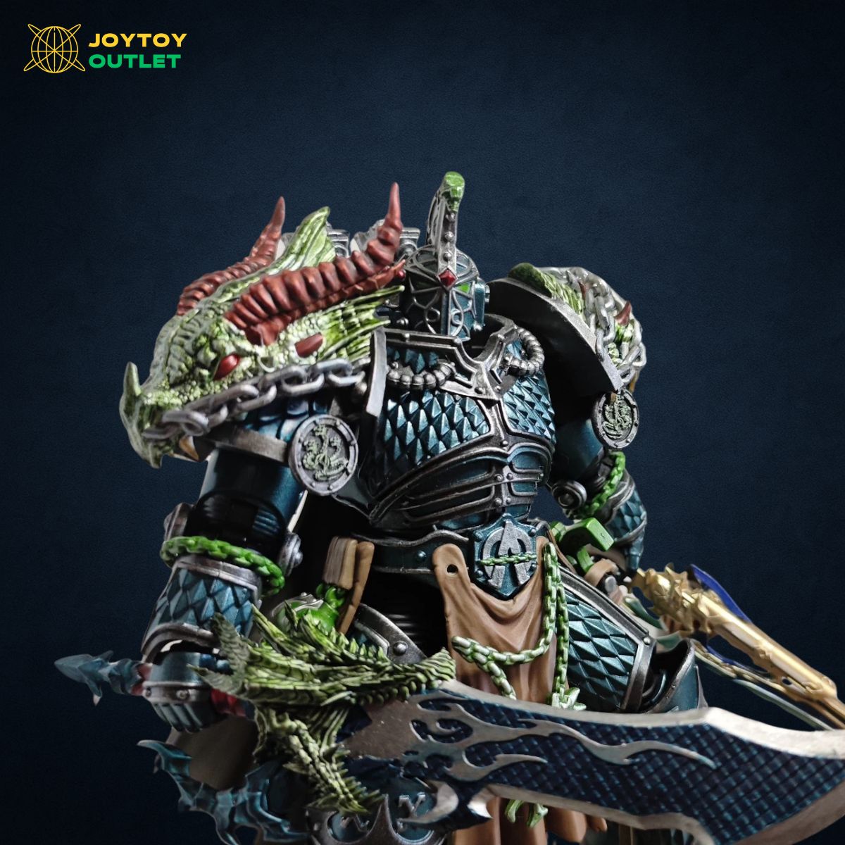 Alpha Legion Alpharius Serpent’s Deception Primarch Shoulder Pad Set – Upgrade Part