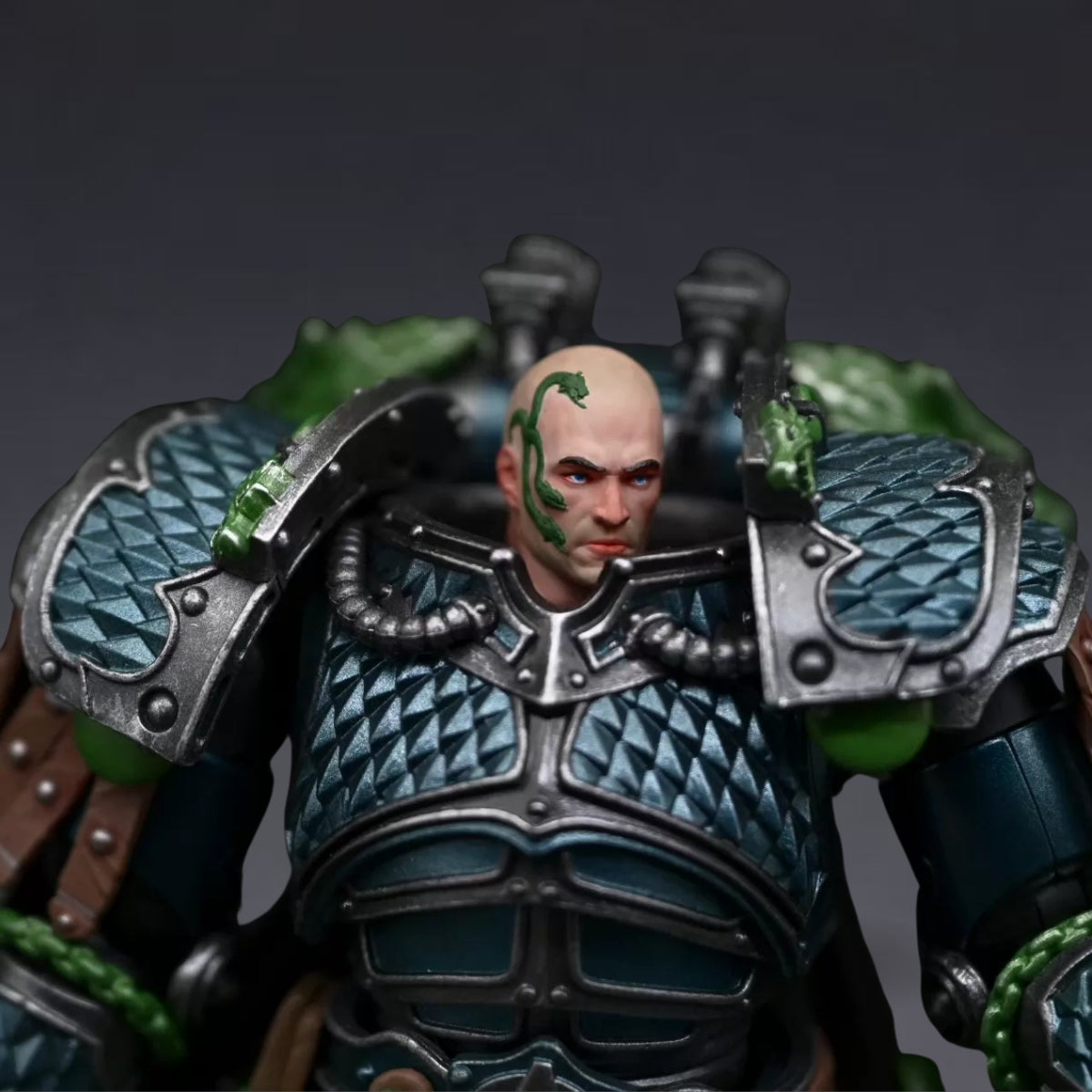 Head Sculpture for Alpha Legion Alpharius Primarch of the XXth Legion