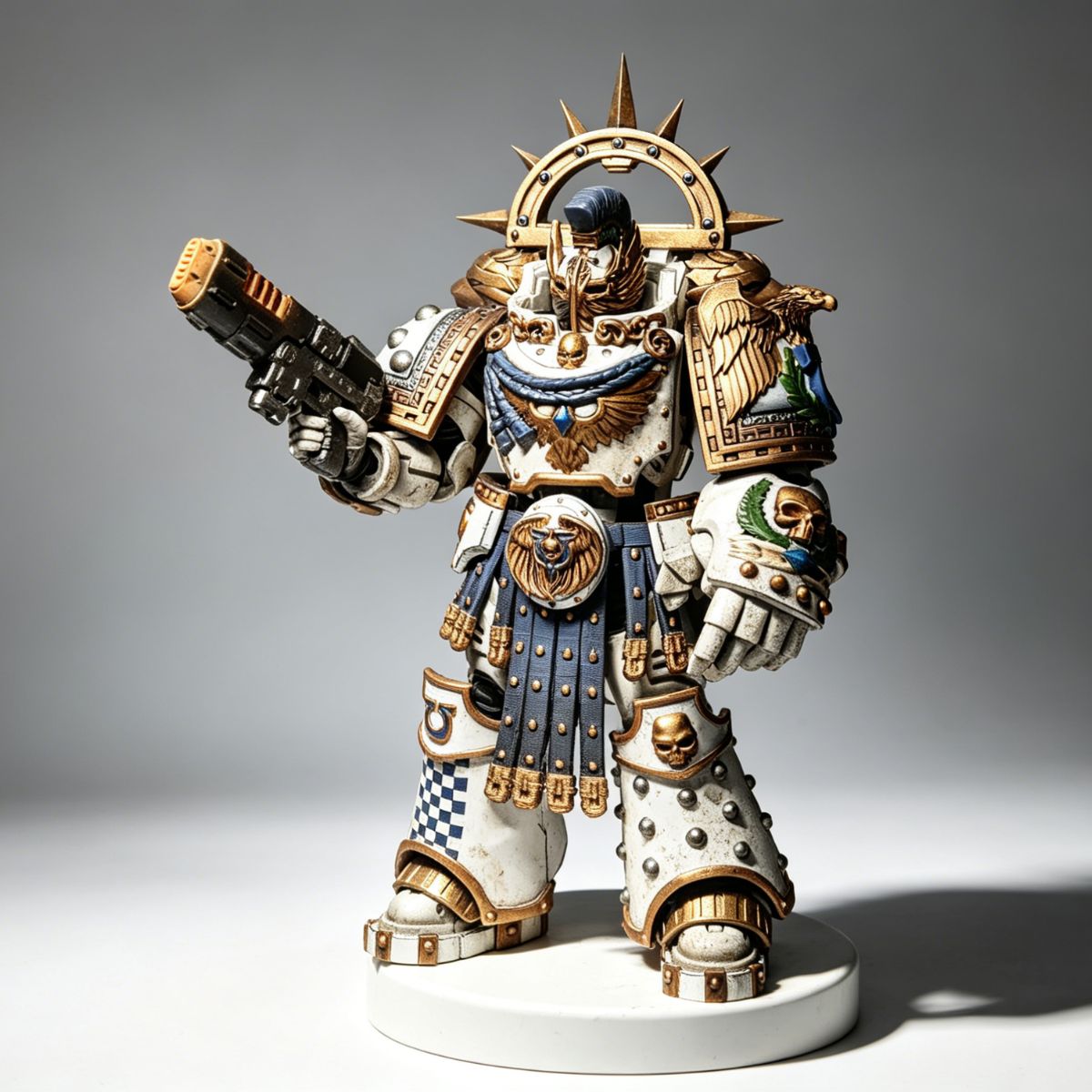 Ultramarines White Invictarus Suzerain – Custom Repaint