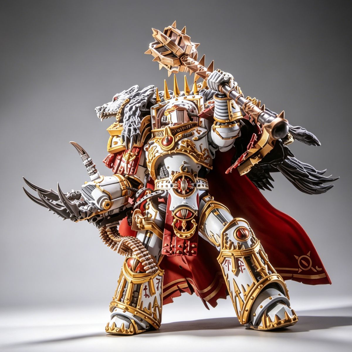 Sons of Horus Warmaster Horus Lupercal Albino Repaint – Custom Repaint