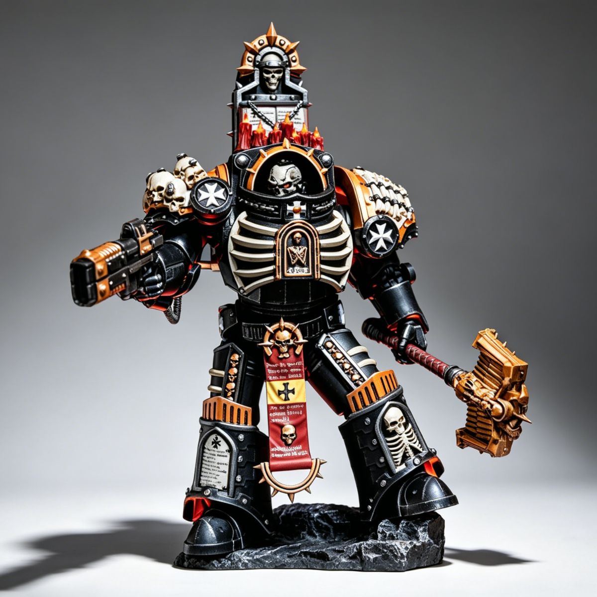 Black Templars Terminator Chaplain – Custom Repaint