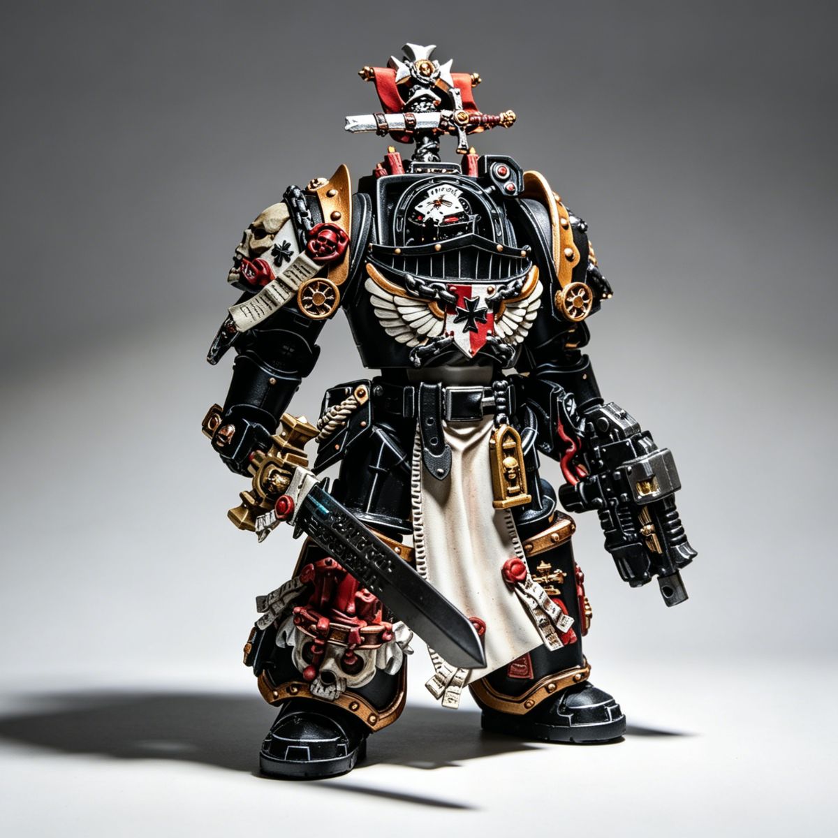 Black Templars Marshal in Terminator Armor – Custom Repaint