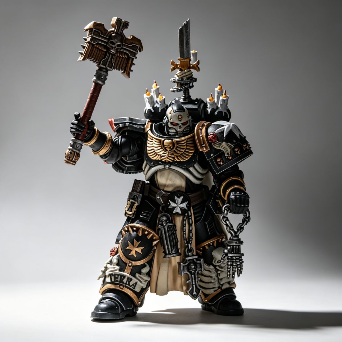 Black Templars Chaplain – Custom Repaint