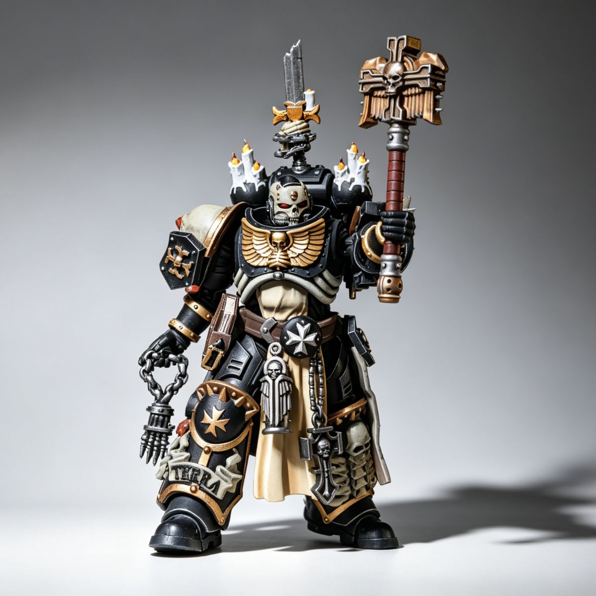 Black Templars Chaplain – Custom Repaint