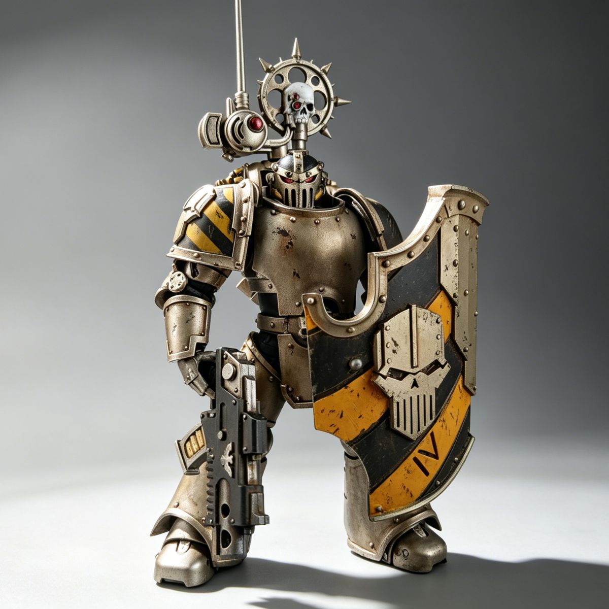 Iron Warriors Battle-Worn Armor – Custom Repaint