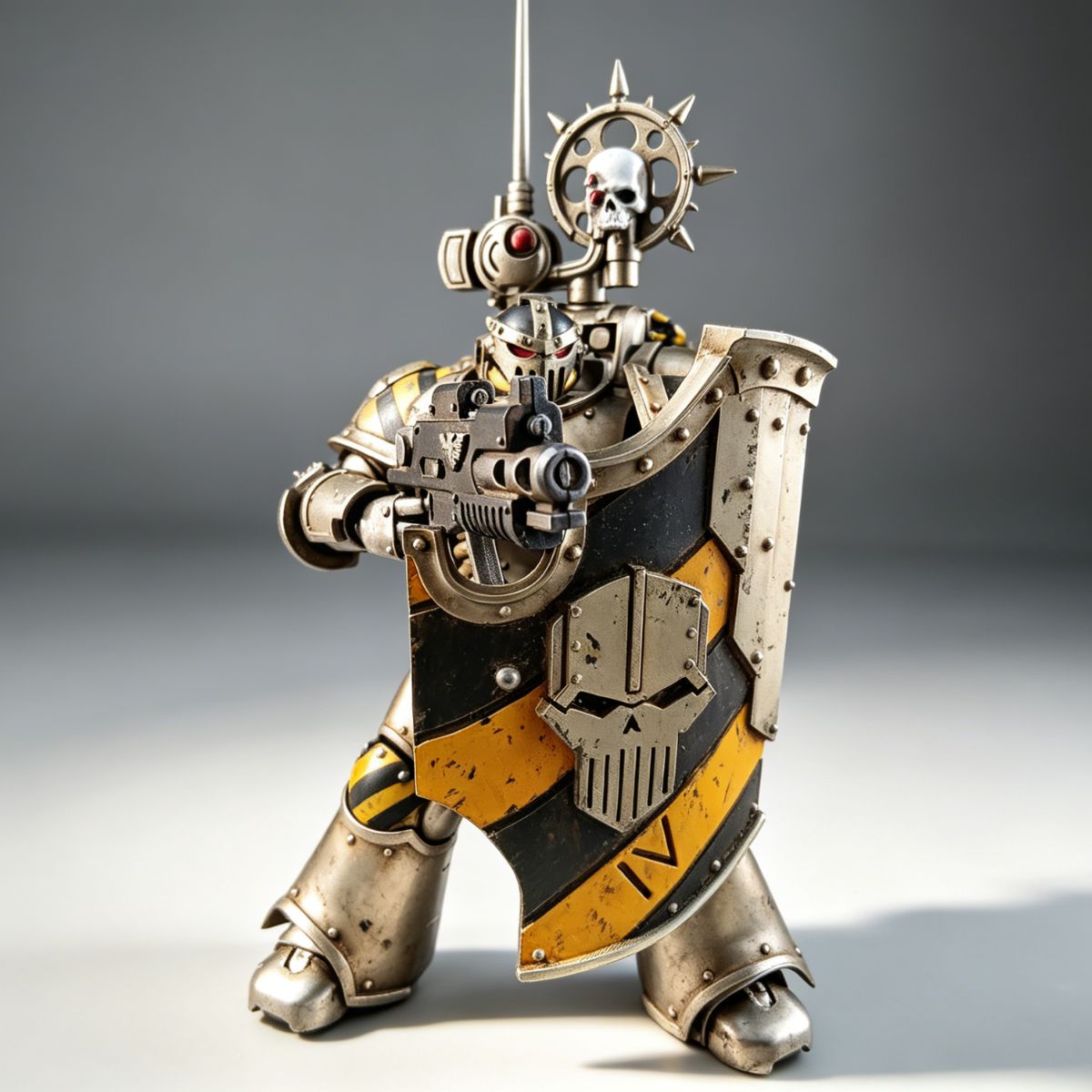 Iron Warriors Battle-Worn Armor – Custom Repaint