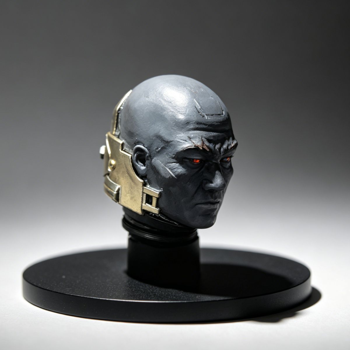 Salamanders Vulkan He'stan Style Unhelmeted Head Sculpt – Upgrade Part
