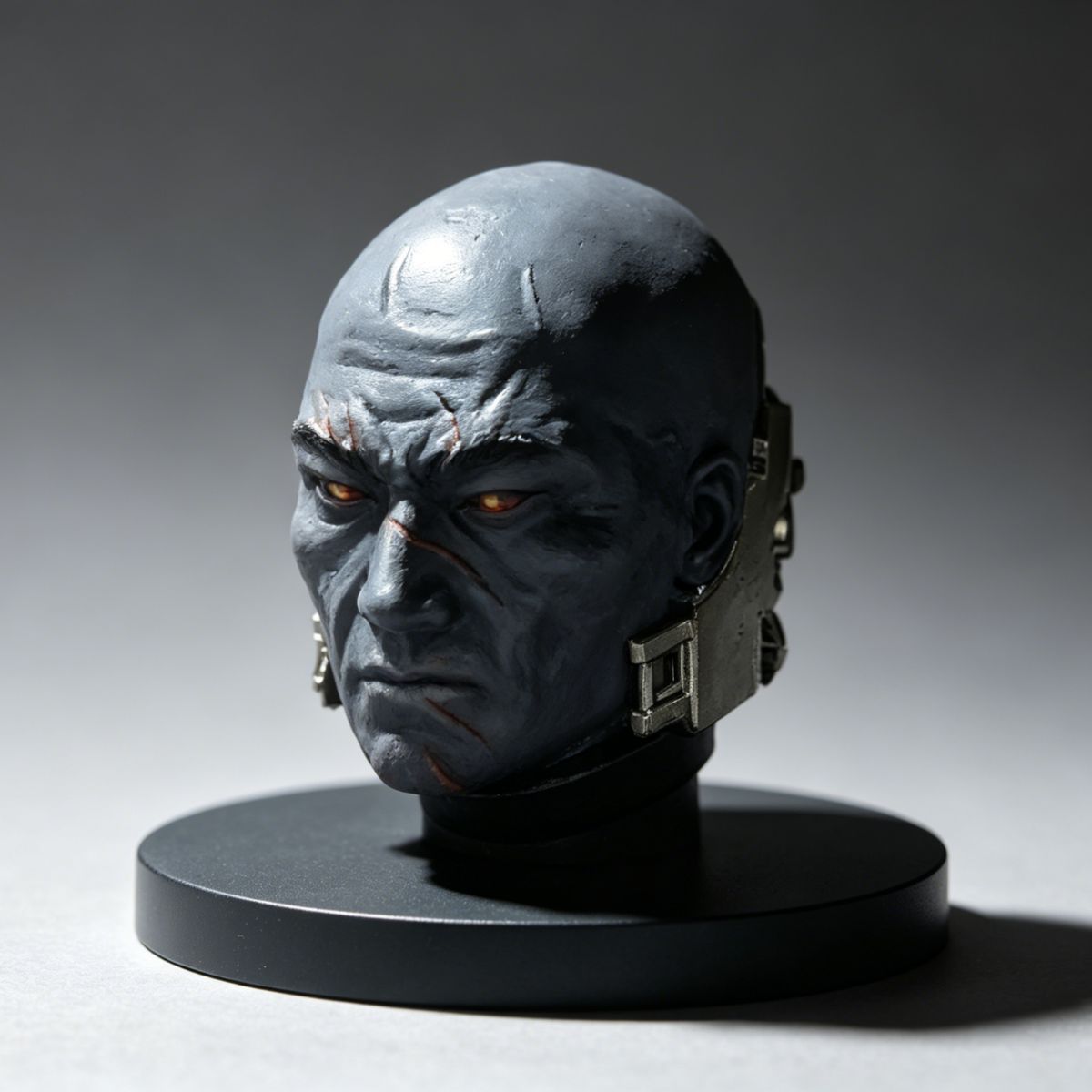 Salamanders Vulkan He'stan Style Unhelmeted Head Sculpt – Upgrade Part